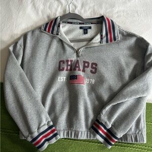 CHAPS Cropped Sweatshirt